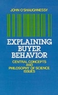 Cover: Explaining Buyer Behavior: Central Concepts and Philosophy of Science Issues - Oxford University Press