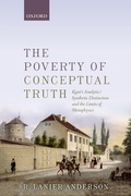 Cover: The Poverty of Conceptual Truth - OUP eBook