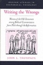 Cover: Writing the Wrongs - OUP eBook