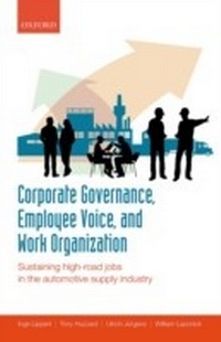 Abbildung von: Corporate Governance, Employee Voice, and Work Organization - OUP eBook