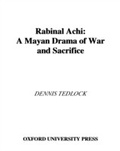 Cover: Rabinal Achi - OUP eBook