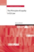 Cover: The Principle of Loyalty in EU Law - OUP eBook
