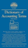 Cover: Dictionary of Accounting Terms - Barron's Educational Series Inc.,U.S.