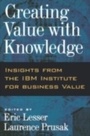 Cover: Creating Value with Knowledge - OUP eBook