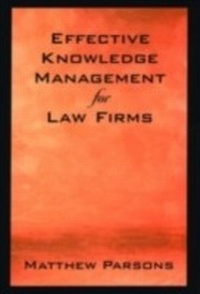 Abbildung von: Effective Knowledge Management for Law Firms - OUP eBook