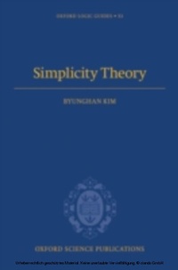 Enlarge image Cover: Simplicity Theory - OUP Oxford