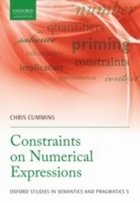 Abbildung von: Constraints on Numerical Expressions - OUP eBook