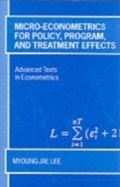 Bild: Micro-Econometrics for Policy, Program and Treatment Effects - Oxford University Press
