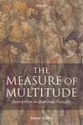 Cover: Measure of Multitude: Population in Medieval Thought - OUP Oxford
