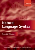 Cover: Natural Language Syntax - OUP eBook