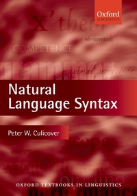 Enlarge image Cover: Natural Language Syntax - OUP eBook