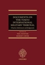 Bild: Documents on the Tokyo International Military Tribunal - Oxford University Press