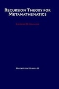 Cover: Recursion Theory for Metamathematics - OUP eBook
