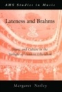 Cover: Lateness and Brahms - OUP USA