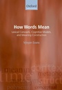 Cover: How Words Mean - OUP eBook
