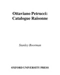 Cover: Ottaviano Petrucci - OUP eBook