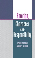 Cover: Emotion, Character, and Responsibility - OUP eBook