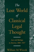 Cover: The Lost World of Classical Legal Thought - OUP eBook