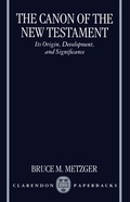 Cover: The Canon of the New Testament - OUP eBook