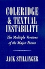 Cover: Coleridge and Textual Instability - OUP eBook