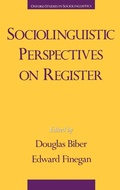 Cover: Sociolinguistic Perspectives on Register - OUP eBook