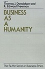 Cover: Business As a Humanity - OUP eBook