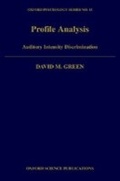 Cover: Profile Analysis - OUP eBook
