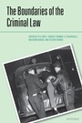 Cover: The Boundaries of the Criminal Law - OUP eBook