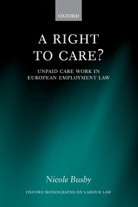 Enlarge image Cover: A Right to Care? - OUP eBook