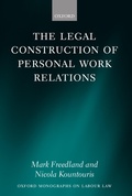 Cover: The Legal Construction of Personal Work Relations - OUP eBook