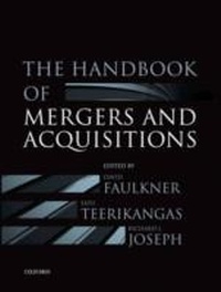 Enlarge image Cover: The Handbook of Mergers and Acquisitions - OUP eBook
