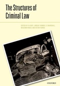 Cover: The Structures of the Criminal Law - OUP eBook