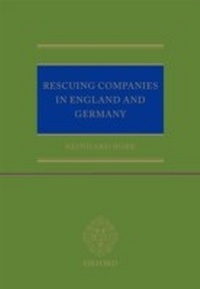 Abbildung von: Rescuing Companies in England and Germany - OUP Oxford