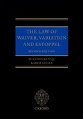 Cover: The Law of Waiver, Variation and Estoppel - OUP eBook