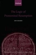 Cover: Logic of Pronominal Resumption - Oxford University Press