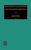 Cover: Advances in Qualitative Organization Research - JAI Press Inc.