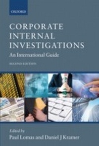 Abbildung von: Corporate Internal Investigations - OUP Oxford