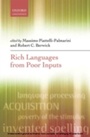 Cover: Rich Languages From Poor Inputs - OUP Oxford