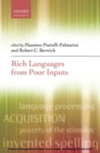 Abbildung von: Rich Languages From Poor Inputs - OUP Oxford