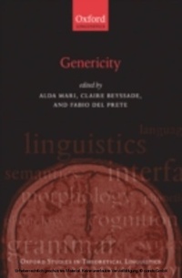 Enlarge image Cover: Genericity - OUP Oxford