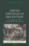Cover: Greek Epigram in Reception - OUP eBook