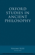 Cover: Oxford Studies in Ancient Philosophy, Volume 43 - OUP Oxford