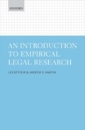 Cover: An Introduction to Empirical Legal Research - OUP eBook