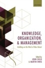 Cover: Knowledge, Organization, and Management - OUP eBook