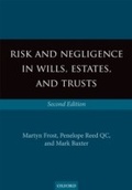 Cover: Risk and Negligence in Wills, Estates, and Trusts - OUP eBook