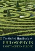 Cover: The Oxford Handbook of Philosophy in Early Modern Europe - OUP eBook