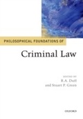 Cover: Philosophical Foundations of Criminal Law - OUP eBook