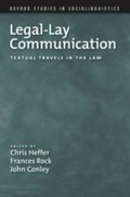 Cover: Legal-Lay Communication - OUP eBook