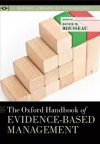 Enlarge image Cover: The Oxford Handbook of Evidence-Based Management - OUP eBook