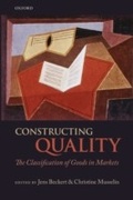 Cover: Constructing Quality - OUP eBook